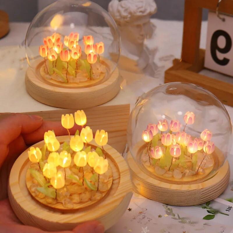 Fiore di tulipano artificiale  - Baby Nursery Night Light recensione e prezzo