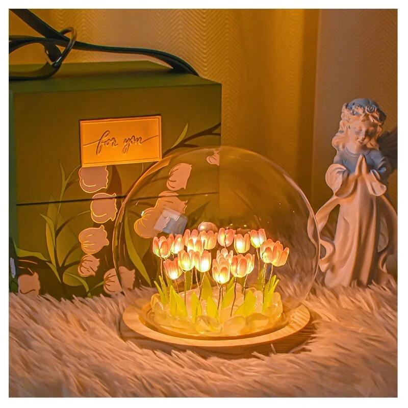 Fiore di tulipano artificiale  - Baby Nursery Night Light recensione e prezzo