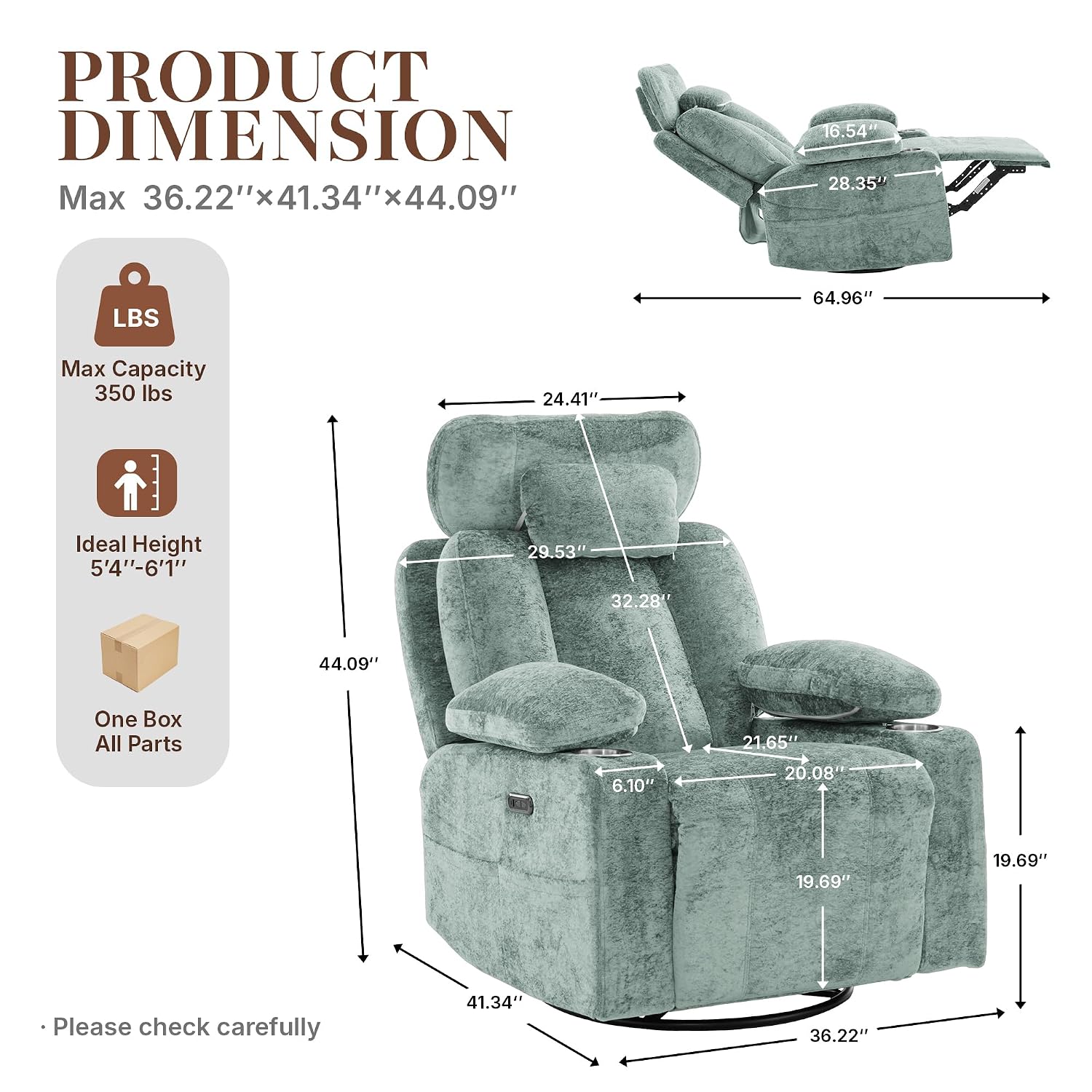 Poltrona reclinabile girevole  - Rocking Chair Nursery recensione e prezzo